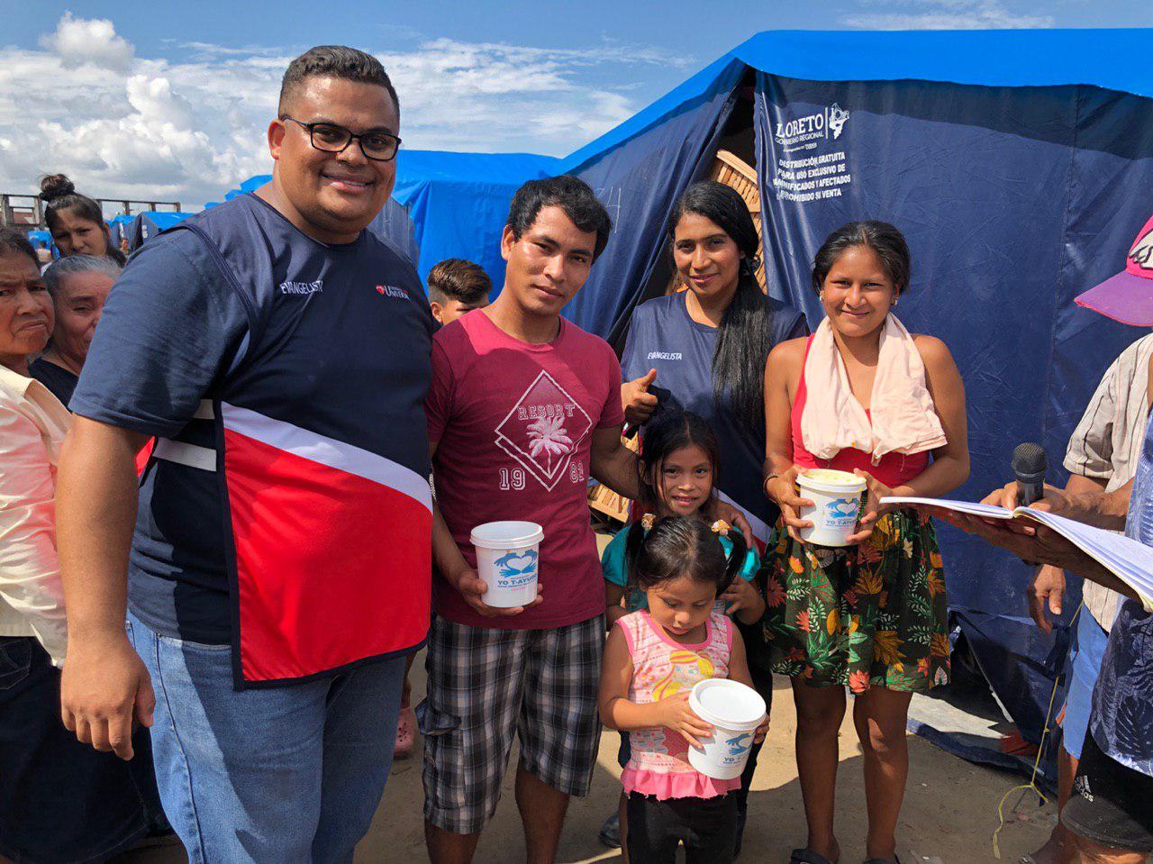 Damnificados por incendio en Iquitos  recibieron apoyo