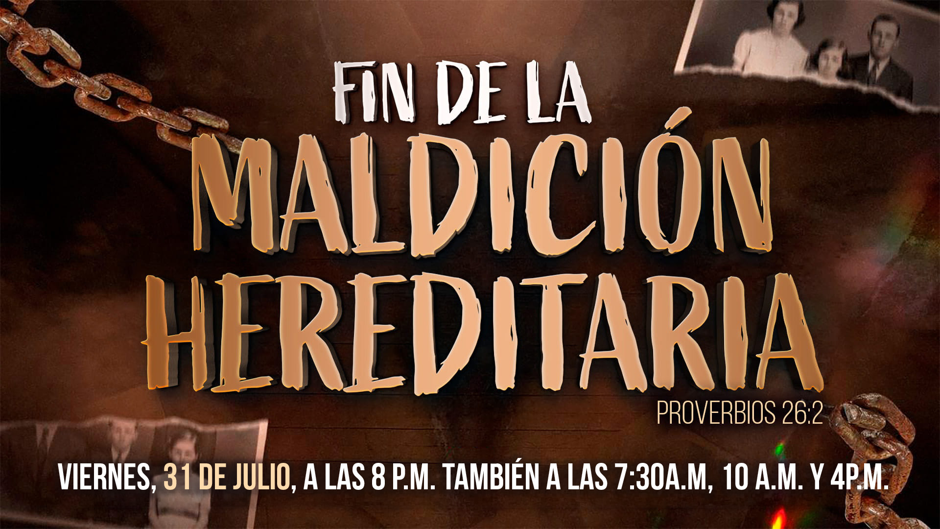 Viernes del Fin de la Maldición Hereditaria: pon un punto final a los ciclos de sufrimiento